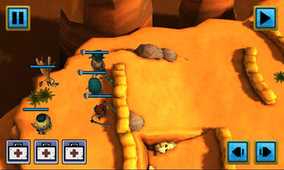 Screenshots of the game Grain Reapers on Android phone, tablet.