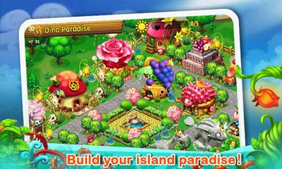 Screenshots of the game Dino Paradise on Android phone, tablet.