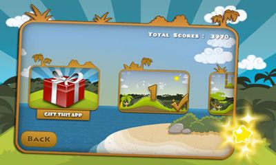 Captures d'écran du jeu Angry Tarzan sur Android, une tablette.