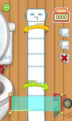 Screenshots of the game Toilet Paper Man on the Android phone, tablet.