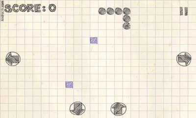 Screenshots of Doodle Snake on Android phone, tablet.