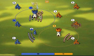 Screenshots of the game Mushroom war on Android phone, tablet.