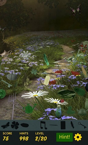 Screenshots of Hidden object games: winter garden on your Android phone, tablet.
