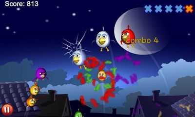 Screenshots of the game Cut the Birds 3D on your Android phone, tablet.