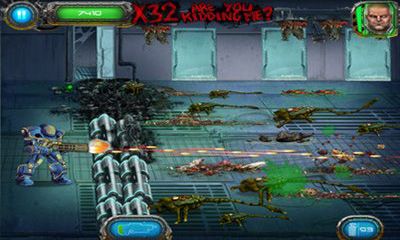 Screenshots of the game Soldier vs Aliens on Android phone, tablet.