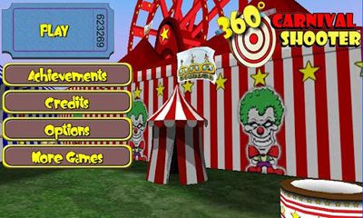 Captures d'écran du jeu 360 Carnaval, jeu de Tir sur Android, une tablette.