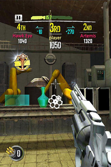 Screenshots of the game Gun shot champion on Android phone, tablet.