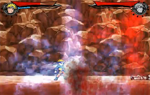 Screenshots of the game Naruto fight: Shadow blade X on Android phone, tablet.