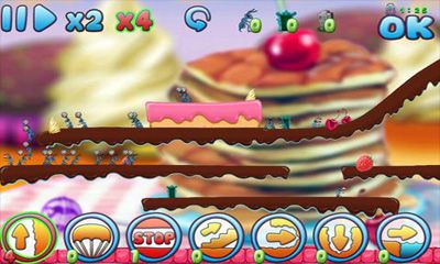Captures d'écran du jeu Fourmis SteelSeed sur Android, une tablette.