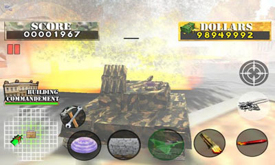Captures d'écran du jeu de Tank de Guerre Defender 2 téléphone Android, une tablette.