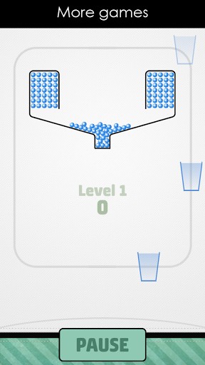 Screenshots of the game Super 100 balls on Android phone, tablet.