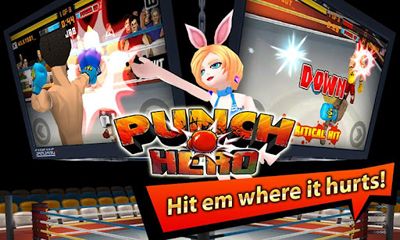 Captures d'écran du jeu Punch Hero pour Android, une tablette.