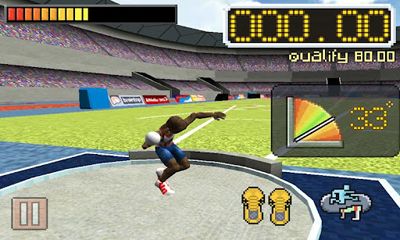 Captures d'écran du jeu Superstar de l'Athlète sur Android, une tablette.