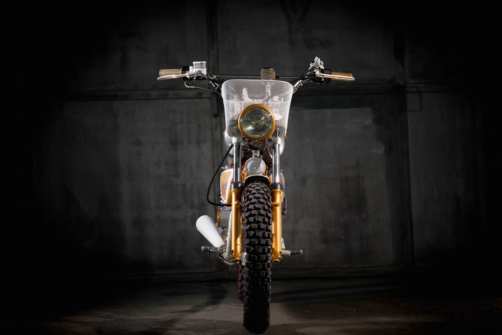 Кастом Suzuki GN125 - мотоцикл для девушки-новичка