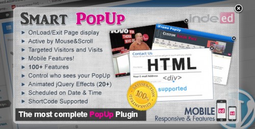Nulled Indeed Smart PopUp for WordPress v4.1 Product visual