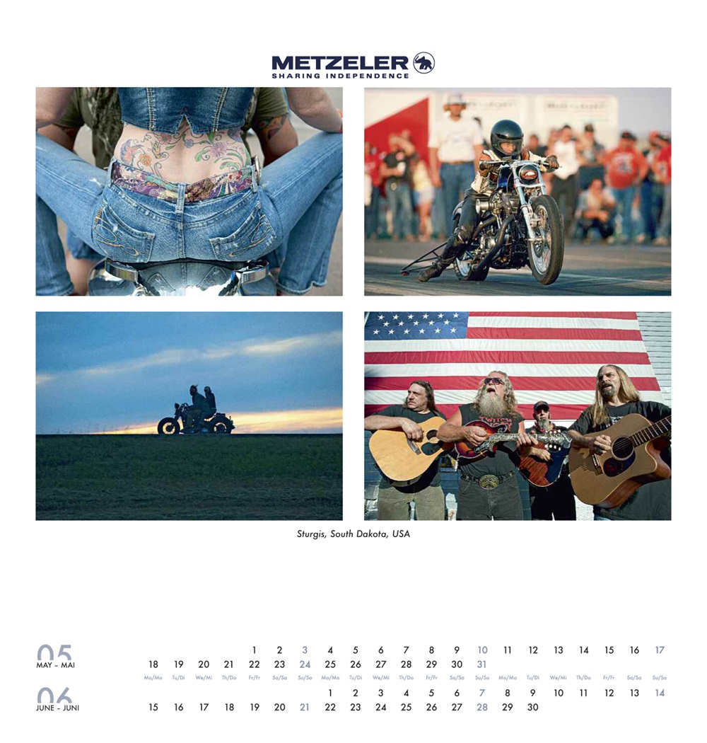 Календарь Metzeler 2015 - «Собрание Легенд»