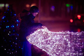 Праздничную иллюминацию в Могилеве частично включат 10 декабря