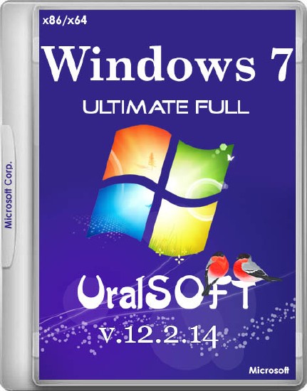 Windows 7 Ultimate SP1 Full UralSOFT v.12.2.14 (x86/x64/RUS/2014)
