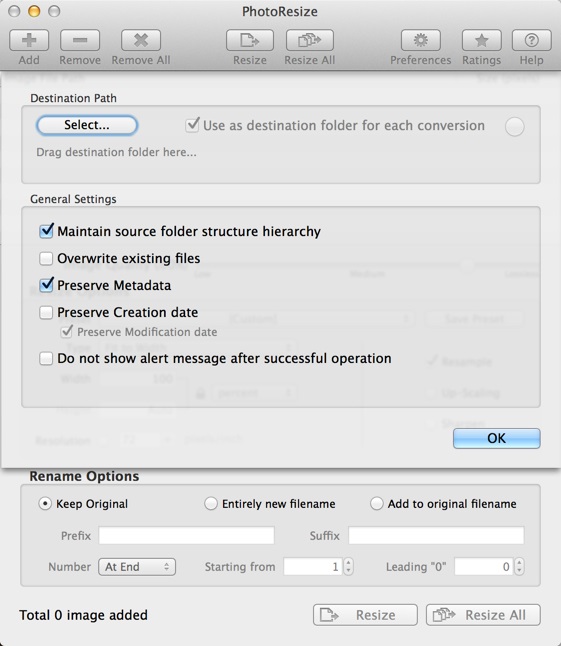 PhotoResize - мощный фоторесайзер для Mac OS X