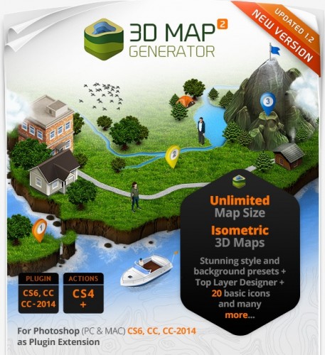 GraphicRiver - 3D Map Generator 2 - Isometric  