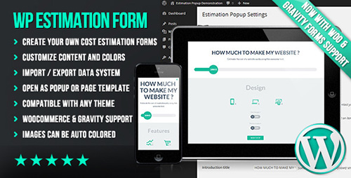 NULLED WP Flat Estimation & Payment Forms v6 - WordPress Plugin cover