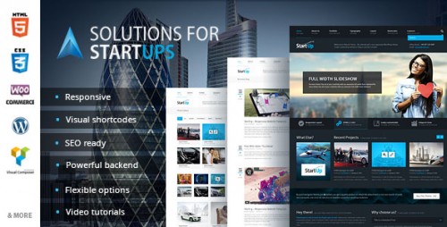 Solution for Startups v3.0.3 - MultiPurpose WP Theme product image