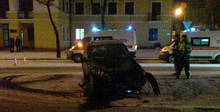 Минск: на спуске с моста по улице Московской за сутки случилось три ДТП