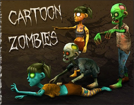 [3DMax] Cartoon Zombies
