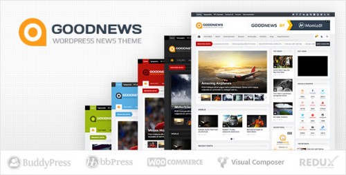 Goodnews v5.6 - Responsive WordPress News Magazine  