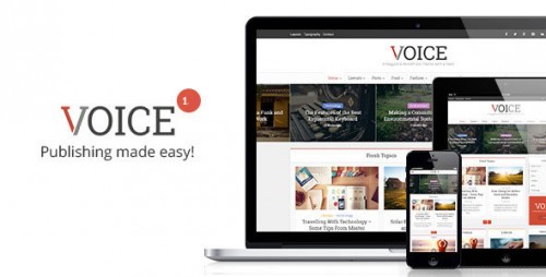 Download Voice - Clean News Magazine WordPress Theme  