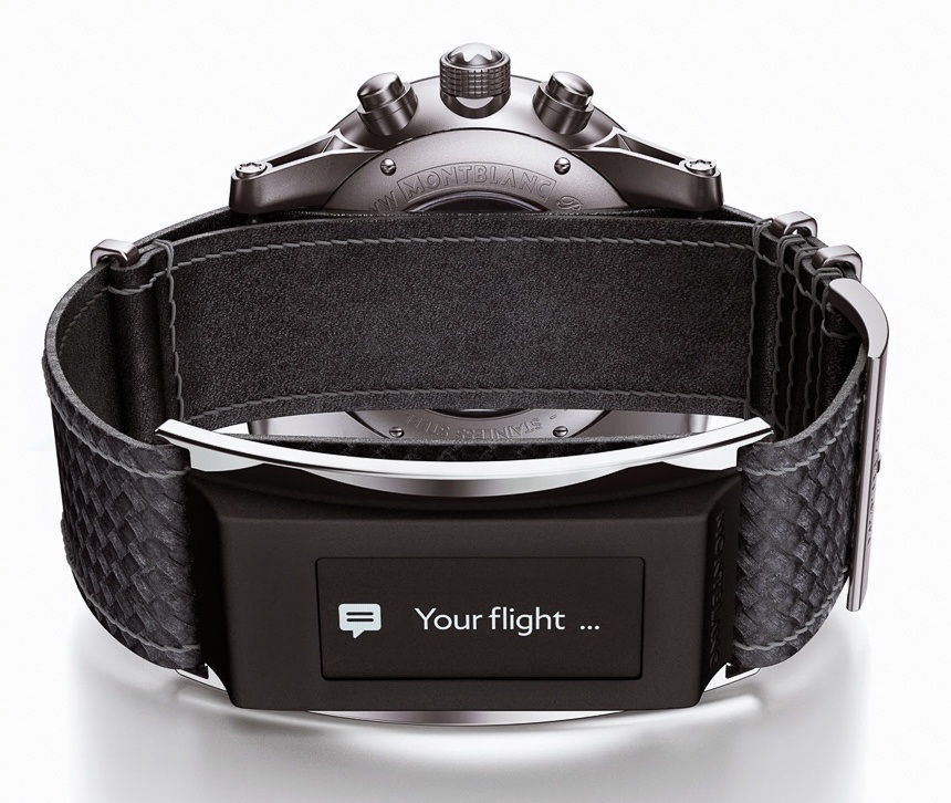 Компания Montblanc представила электронный ремень e-Strap с поддержкой iOS-устройств (конкурент Apple Watch)