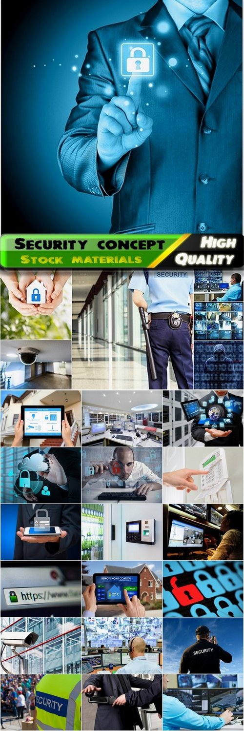Conceptual Images with theme of security - 25 HQ Jpg