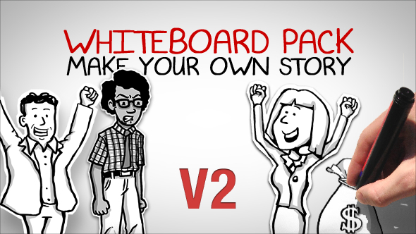 VideoHive - Whiteboard Pack - Make Your Own Story V2