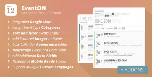 Download EventOn v2.2.21 - WordPress Event Calendar Plugin  