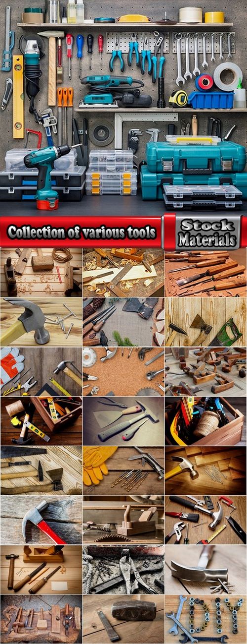 Collection of various tools 25 HQ Jpeg
