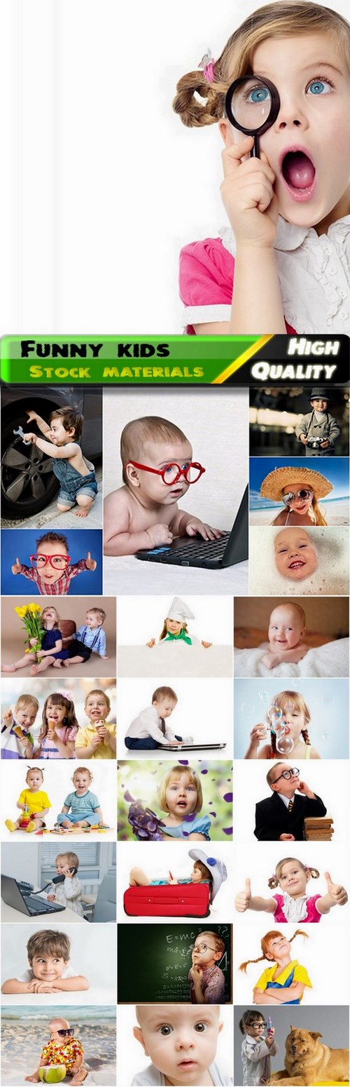 Funny kids and babies Stock images - 25 HQ Jpg
