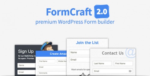 Nulled FormCraft v2.1.1 - Premium WordPress Form Builder graphic