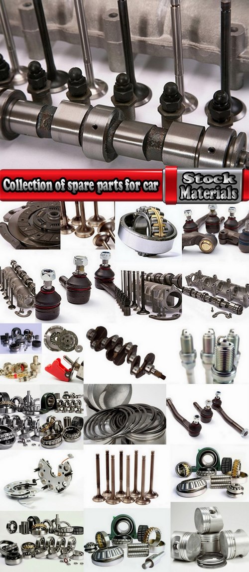 Collection of spare parts for car 25 HQ Jpeg