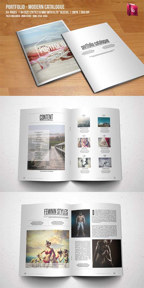 CreativeMarket Portfolio - Modern Catalogue