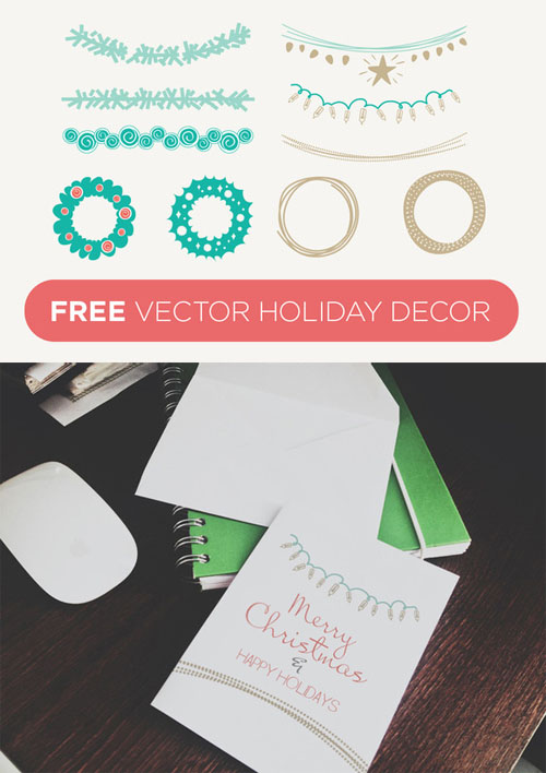 Vector Holiday Decor - Creativemarket 17275