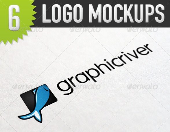 GraphicRiver - 6 Logo Mockups