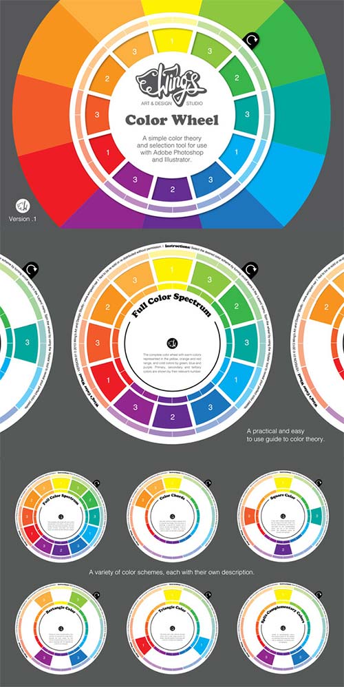 CreativeMarket Wing's Color Wheel - Design Tool