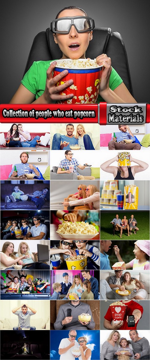 Collection of people who eat popcorn 25 HQ Jpeg