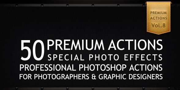 GraphicRiver - 50 Premium Actions for Photoshop
