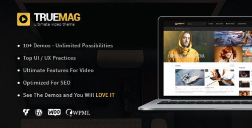 Nulled True Mag v3.1 - WordPress Theme for Video and Magazine product photo