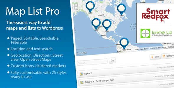 CodeCanyon - Map List Pro v3.9.17 - Google Maps & Location directories WordPress Plugin