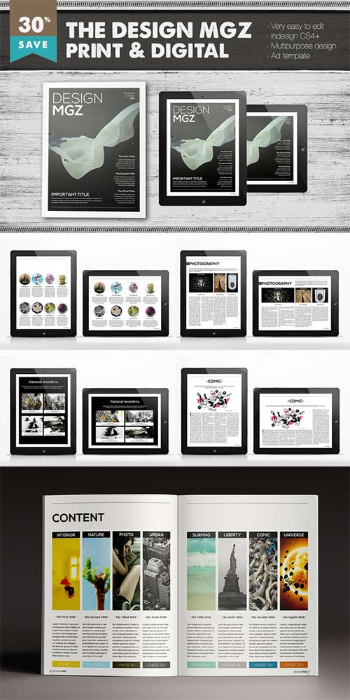 CreativeMarket Design Magazine Bundle