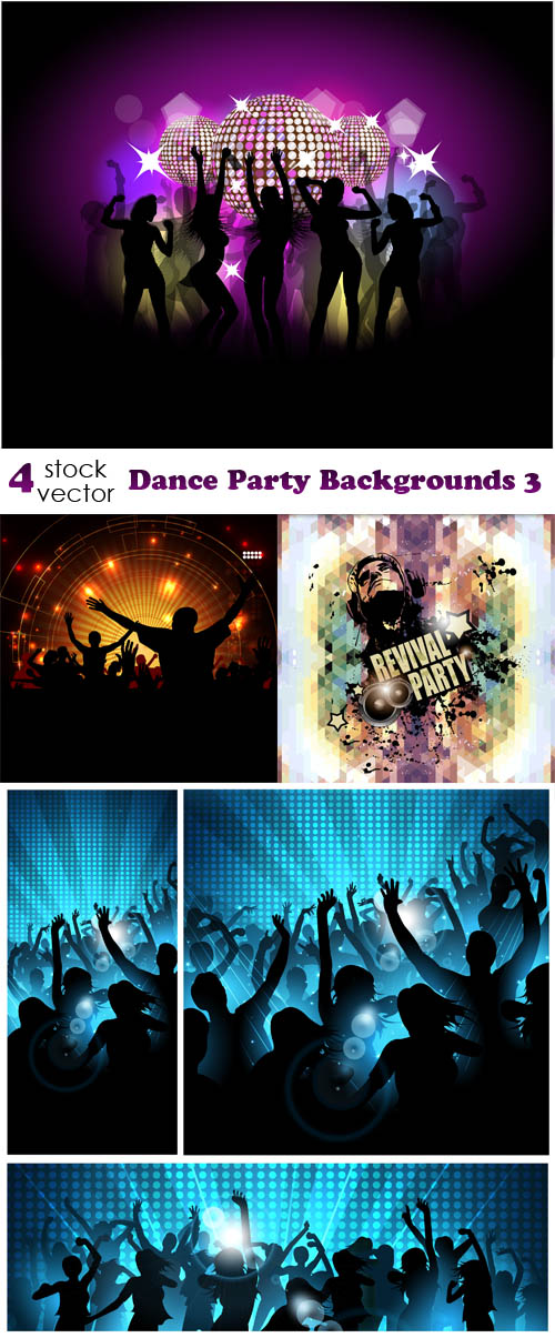 Vectors - Dance Party Backgrounds 03