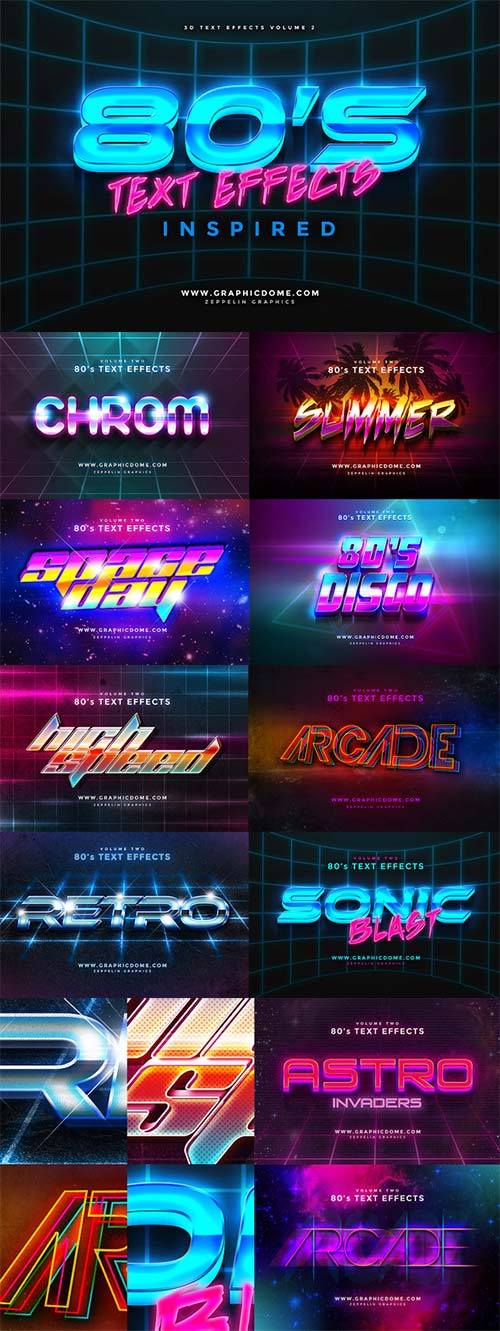 CreativeMarket 80s Text Effects