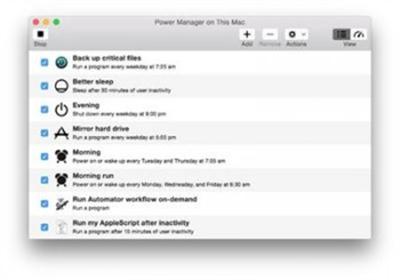 Power Manager 4.3.3 | MacOSX 170131